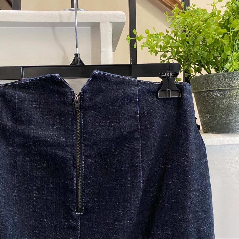 Scripted - Ruffle Denim Mini Skirt - Picture 11 of 16